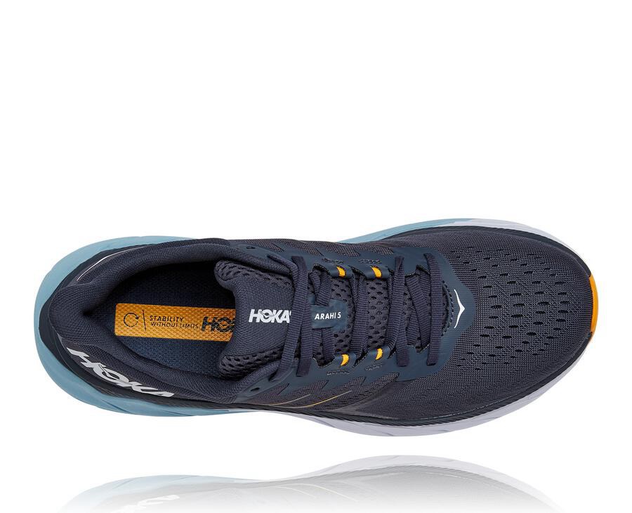 Hoka One One Hardloopschoenen Heren - Arahi 5 - Donkerblauw - BW1932586